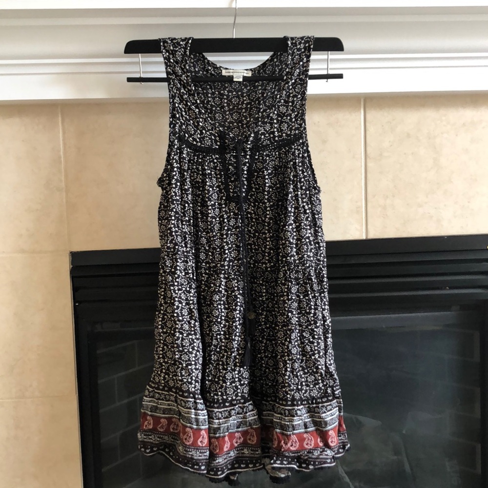 American Eagle Outfitters patterned babydoll dress